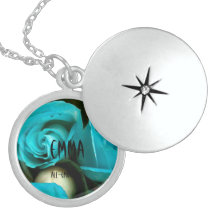 Emma Blue Rose Locket