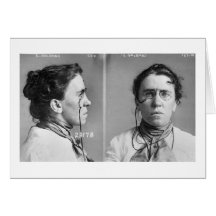 Emma Goldman - anarchist, 1911 Greeting Cards