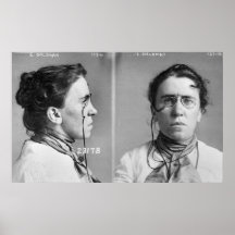 Emma Goldman - anarchist, 1911 Print
