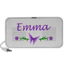 Emma (Purple Butterfly) Travel Speakers