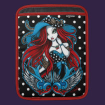 Emma Rockabilly Swallow Tattoo Angel IPad Sleeve ipad sleeves
