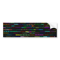 Emma Text Design I Bumper Sticker bumper stickers by SjStevenson Emma Text Design I Bumper Sticker bumper stickers