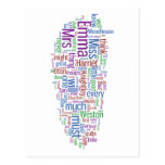 Emma Word Cloud Post Card