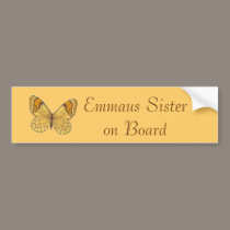 Emmaus Sister on Board bumper stickers