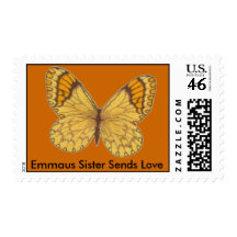 Emmaus Sister Sends Love Stamp