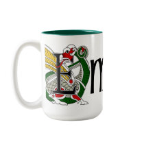 Emmet Celtic Dragon Mug by irishcountry Emmet Celtic Dragon Mug