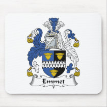 Emmet Family Crest mousepads