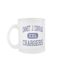 Emmet J Conrad - Chargers - High - Dallas Texas mugs by customteamsportswear Emmet J Conrad - Chargers - High - Dallas Texas mugs
