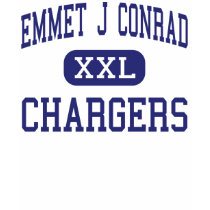 Emmet J Conrad - Chargers - High - Dallas Texas t-shirts by customteamsportswear Emmet J Conrad - Chargers - High - Dallas Texas t-shirts