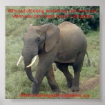 Emmet The Elephant On Procrastination posters