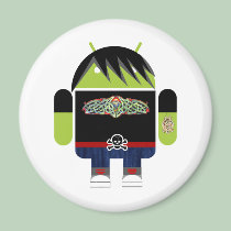 Emo Andy the Android magnets