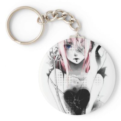 emo anime girls. emo anime girl keychain by