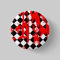 Emo Argyle Paint Splatter buttons by Artamatik Emo Argyle Paint Splatter buttons