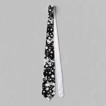 Emo B&W Star Paint ties