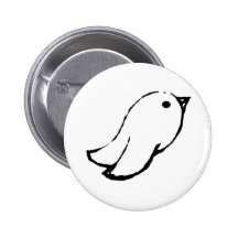 Emo Bird Buttons