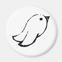 Emo Bird Fridge Magnet
