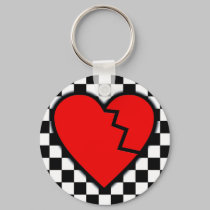 Emo Broken Heart keychains by Artamatik Emo Broken Heart keychains