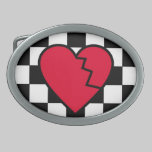 Emo Broken Love Heart Belt Buckle belt buckles