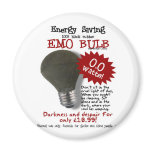 Emo Bulb Refrigerator Magnet