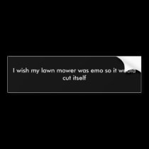 Emo bumper sticker bumper stickers