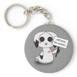 Emo Bunny Keychain