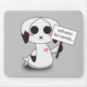 Emo Bunny mousepads