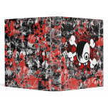Emo Cartoon Boy Skull Binder