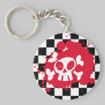 Emo Cartoon Skull keychains