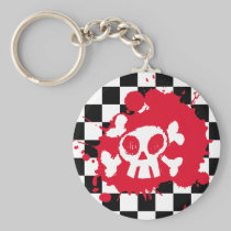 Emo Cartoon Skull keychains