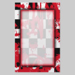 Emo Checker Splatter Stationery stationery