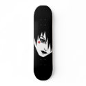 Emo Chick Skateboard by KrispysKingdom Emo Chick Skateboard