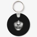 emo facded girl! keychains