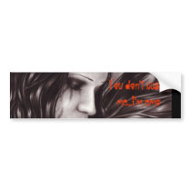 emo fairie, You don't scare me...i'm emo bumper stickers by Nejilover02 emo fairie, You don't scare me...i'm emo bumper stickers