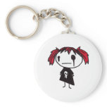 emo gal keychains