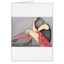 Emo Girl cards by VixemberDesigns Emo Girl cards