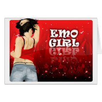 Emo Girl cards by shamrazi Emo Girl cards