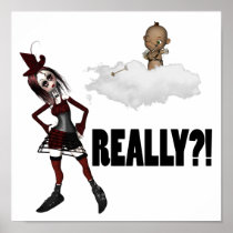 EMO GIRL CUPID REALLY DISS ANTI LOVE POSTERS