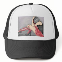 Emo Girl Mesh Hat