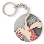 Emo Girl Key Chain