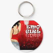 Emo Girl keychains by shamrazi Emo Girl keychains
