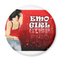 Emo Girl magnets