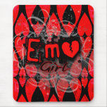 Emo Girl Mouse Pad mousepads