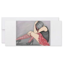 Emo Girl Custom Rack Cards
