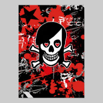 Emo Girl Skull posters