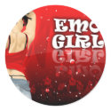 Emo Girl stickers