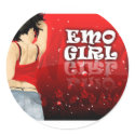 Emo Girl stickers