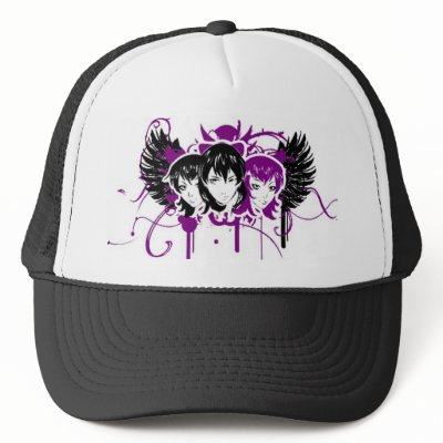 Emo Girls With Hats. Emo Girls Mesh Hats by artworkink. Emo Girls Style And Wings