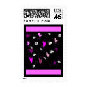 EMo & Goth Skulls and Hearts stamp