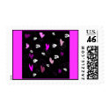 EMo & Goth Skulls and Hearts stamp