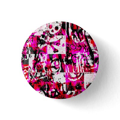 Emo Graffiti Pink Checkers by Artamatik